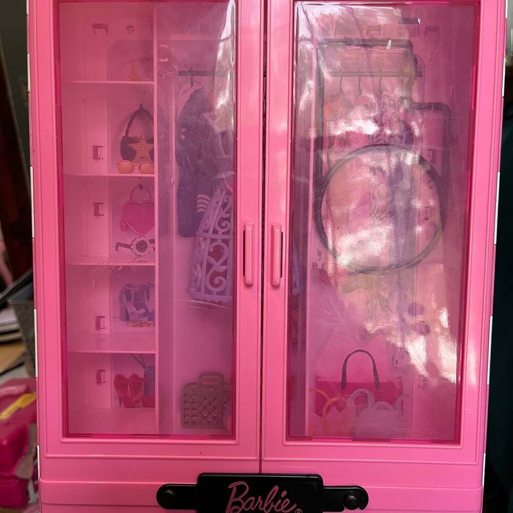 BARBIE Fashionistas Ultimate Closet Storage Carrying Case Wardrobe 12x10x3"